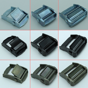 Binding belt buckle accessories 25/38/50mm tensioner rope tensioner zinc alloy stainless steel black army green button