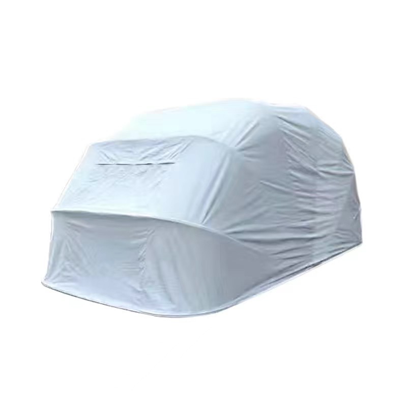 Garaje plegable móvil semiautomático totalmente automático a prueba de lluvias solar cobertizo plegable para estacionamiento de automóviles cobertizo solar