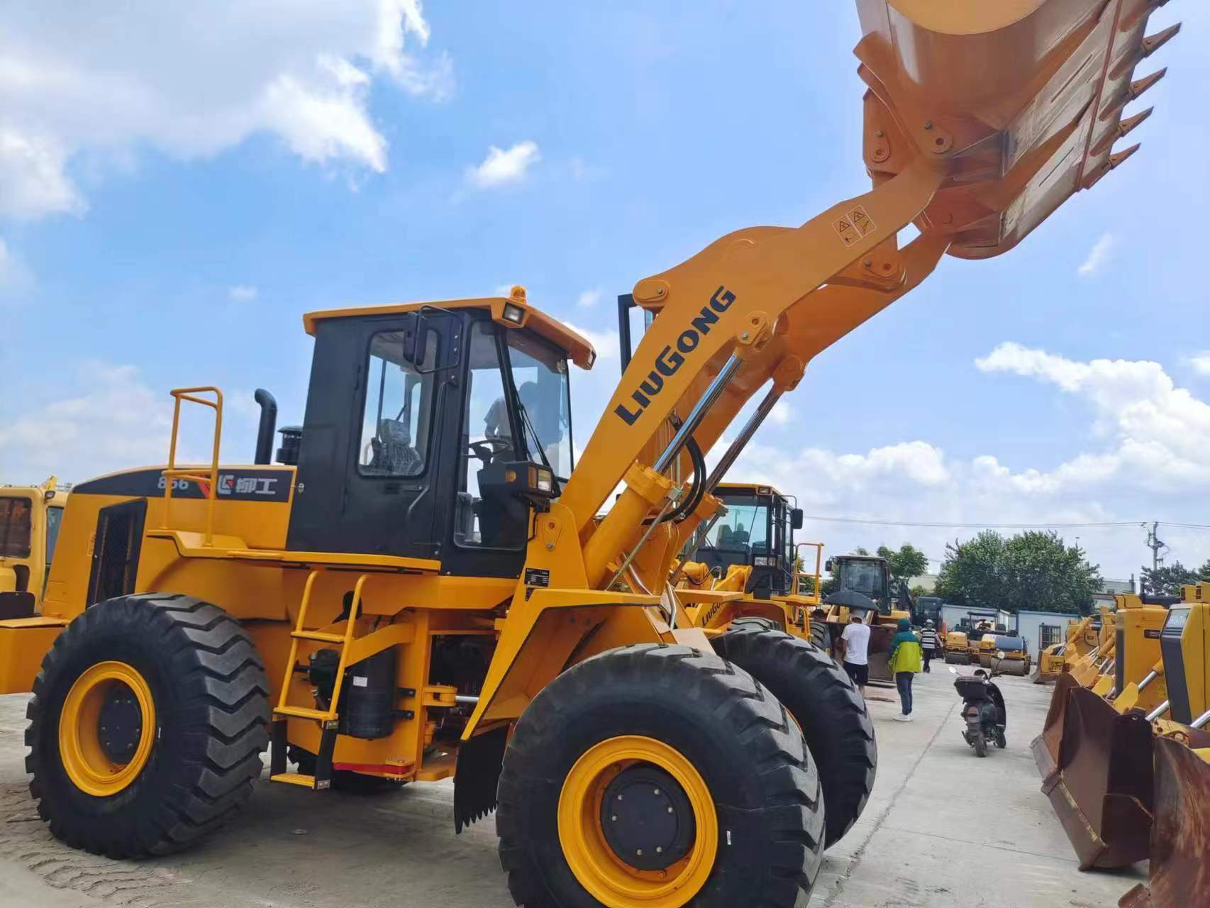 Exportación de segunda mano 953N956L original piloto 50 cargador Liu Gong 856H