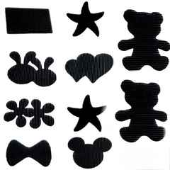 Scattered hair clips, head-adhesive magic hair stickers for ladies and girls, forehead hair accessories with Velcro
