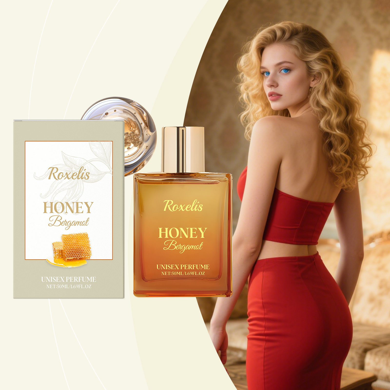 蜂蜜佛手柑中性香水 日常便携随身留香温和自然清新香调女士魅力