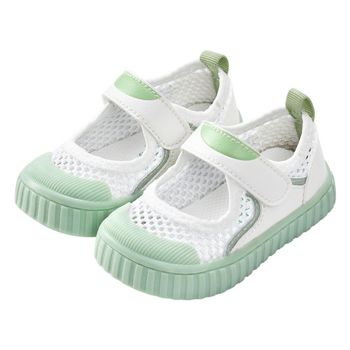 Baby Sandals Men's Summer Toddler Shoes 01-2 Years Old Baby Non-Slip Soft Soled Infant Net Shoes Female Baby Shoes Month