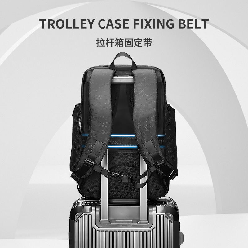 双肩背包男休闲韩版轻便大学生书包束口牛津布电脑包男士背包批发