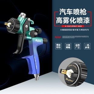 Popular Violet Oil-Water Dual-Purpose Car Special High Atomization Spray Gun Paint Paint Pneumatic Spray Gun