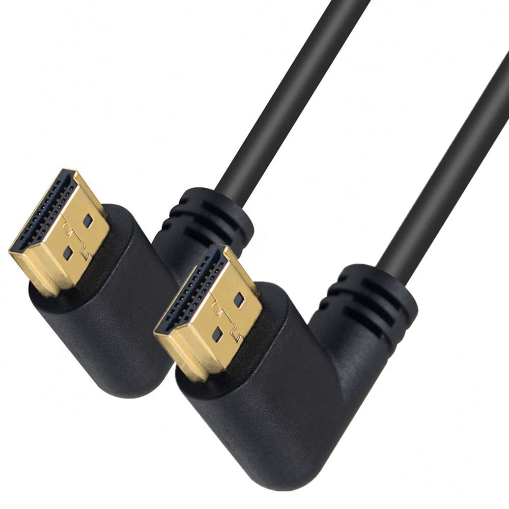 2.0 версия HDMI HD Line Link ТВ соединительный кабель данных 4K*2K 60Hz справа налево 15см;