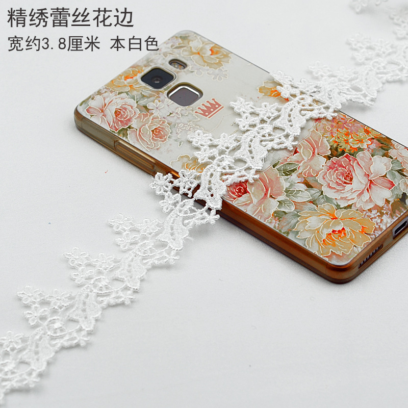 Y8YO bordado encaje vacío soluble en agua accesorios de encaje accesorios de ropa material de decoración DIY tocado hecho a mano