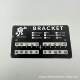 Dental orthodontic bracket metal bracket dental bracket straight wire orthodontic bracket card bracket