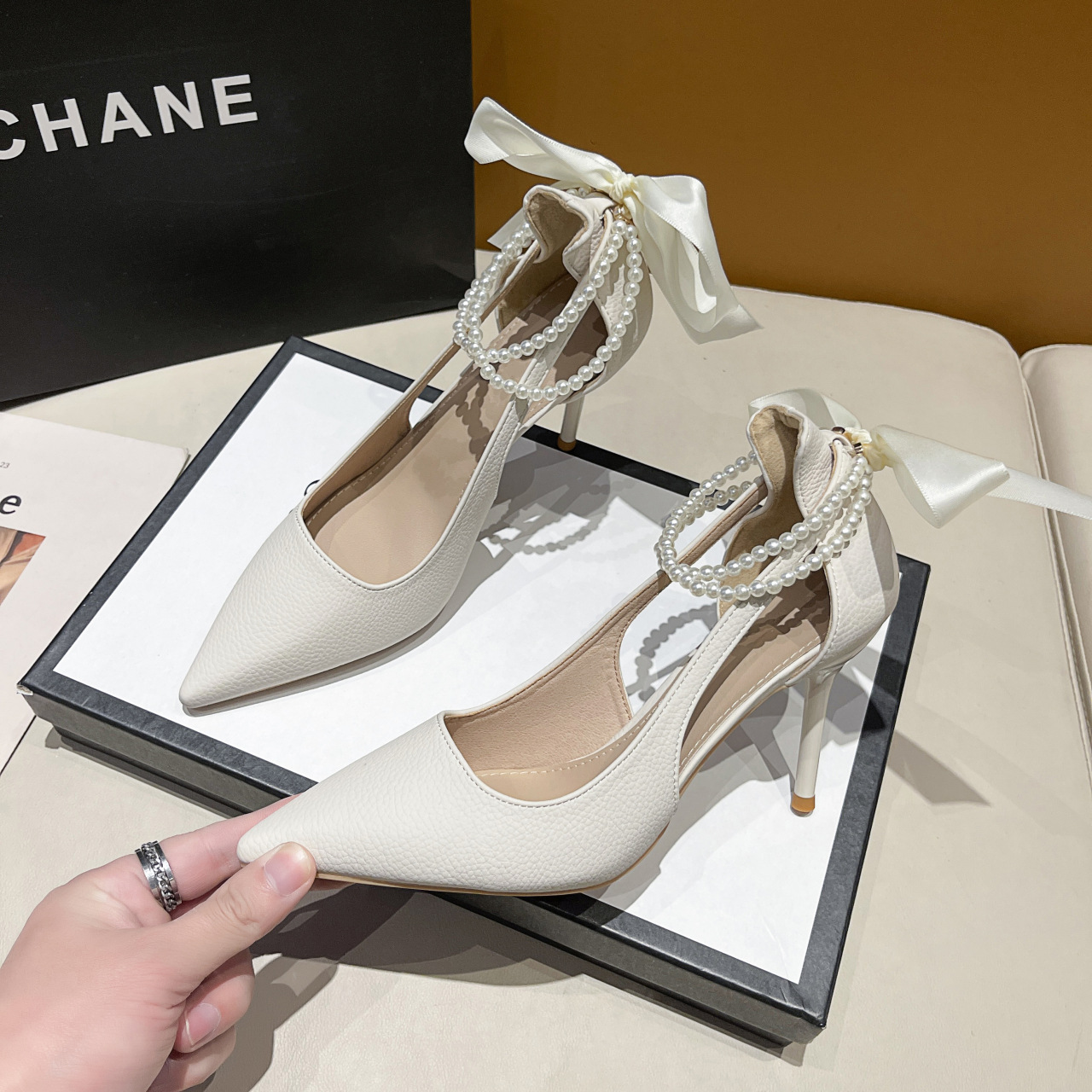 Elegante Spitze Stilettos Für Damen Für Sommer Und Herbst_voghion.com