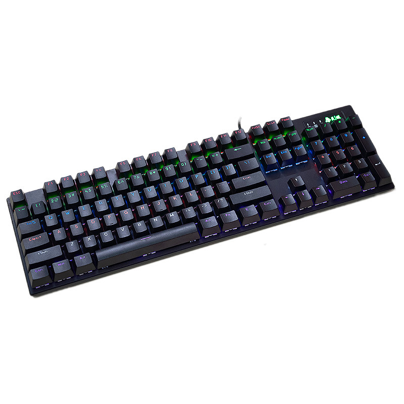 特別オファー卸売クロスボーダースポット Amazon Lingkey リアルメカニカルキーボード有線 87/104 キー発光緑紅茶軸|undefined