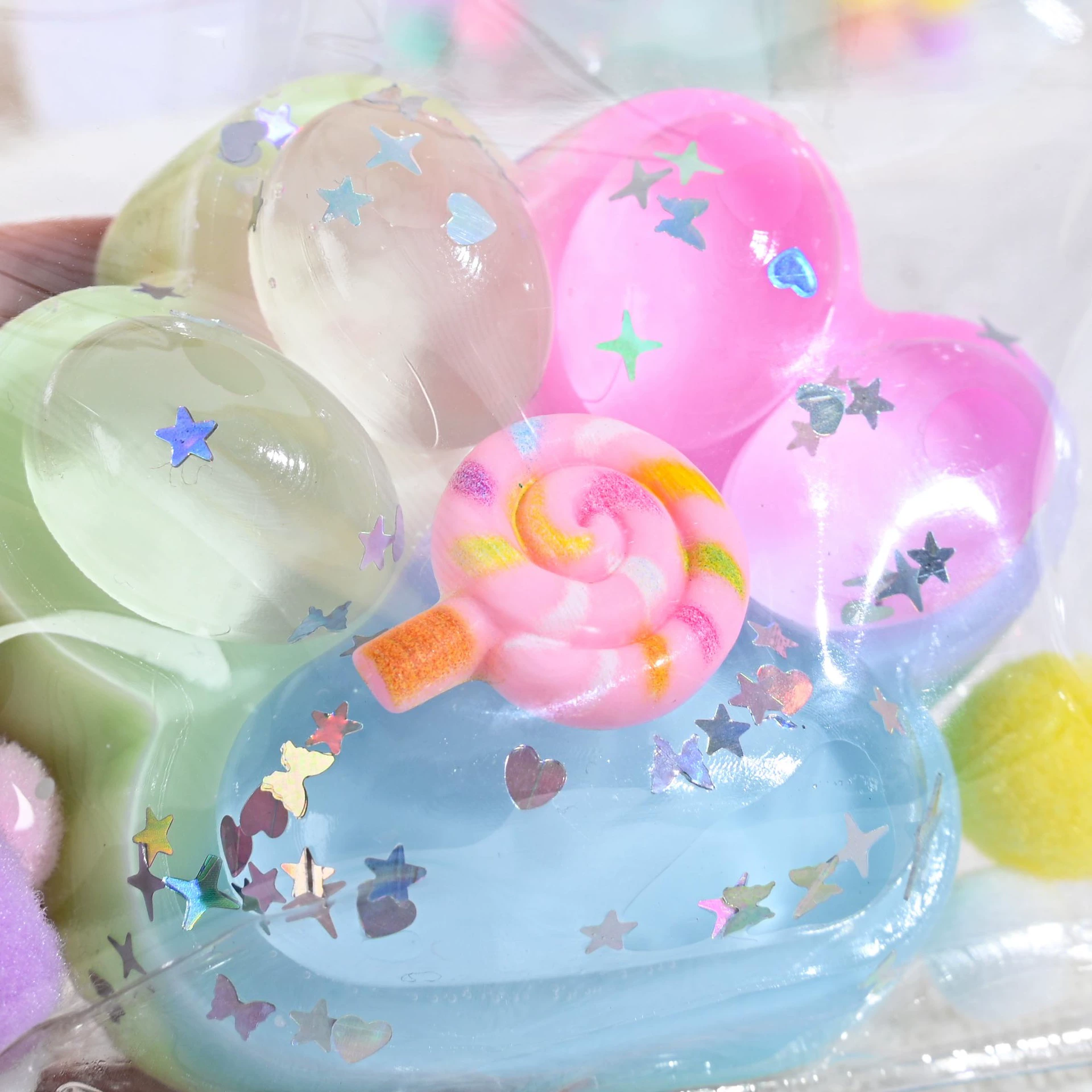 Rainbow slime, toy, anti-stress, (Physicals)