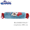 毛绒玩具厂家设计卡通创意长型圆柱毛绒糖果枕头 睡觉毛绒抱枕
