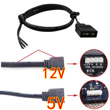 12V 4Pin����ӿ��B�Ӿ�5V 3Pin�ͬ���ò�LED���l���^��50CM����