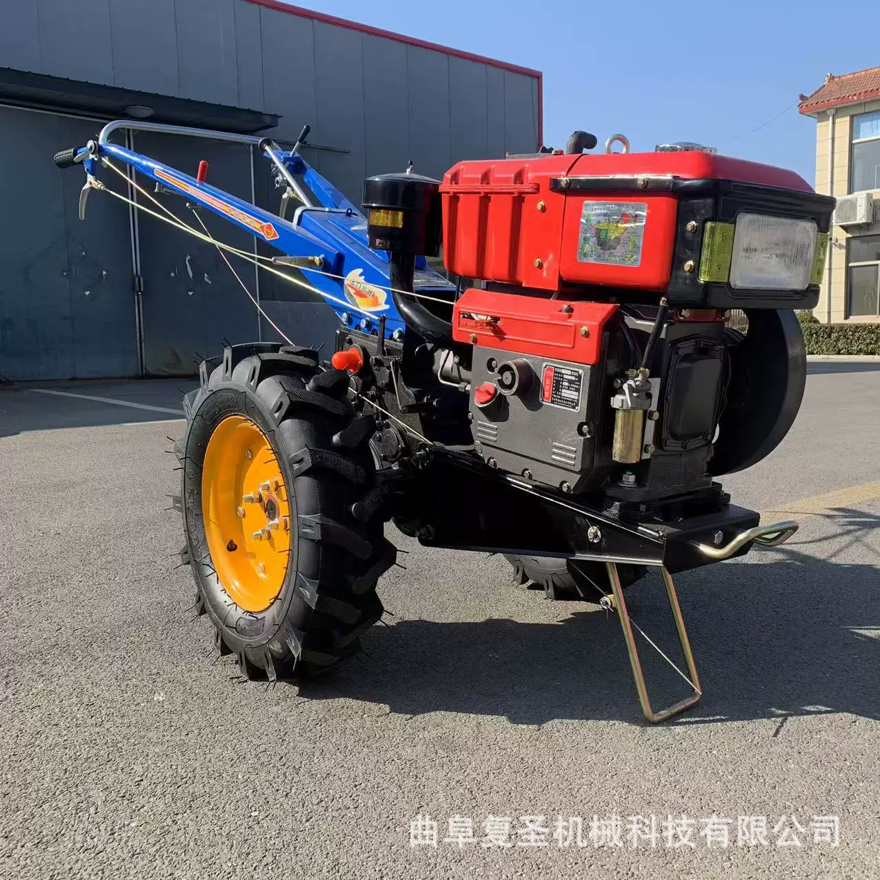 热销101底盘手扶拖拉机 柴油水冷果园山地开沟起垄多功能农用机械