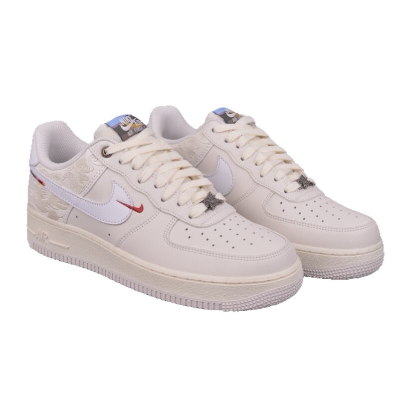 Putian Pure Original Air Force 1, first-layer cowhide, Year of the Horse limited edition, classic low-top white sneakers, unisex, versatile shoes