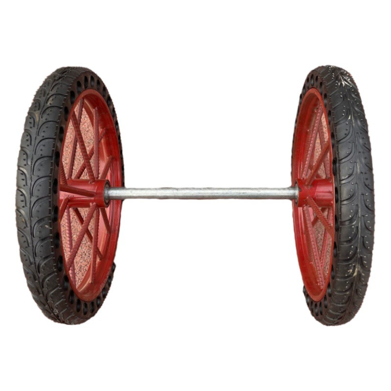 Полный комплект колес для Ковшовой тележки, двухколесный сельскохозяйственный сверхмощный 3,00-18 строительной площадки усиленное стальное кольцо с высокой эластичной сплошной шиной