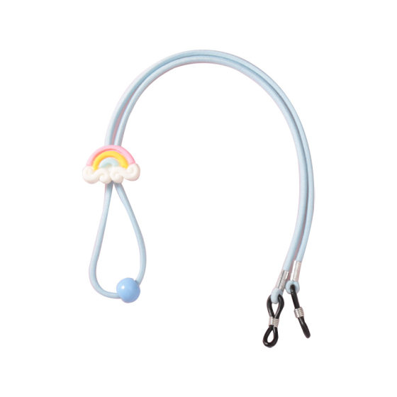 Children's Cartoon Glasses Rope Neck Anti-falling Artifact Elastic Band Elastic Fixed Chain Student Glasses Anti-losing Chain