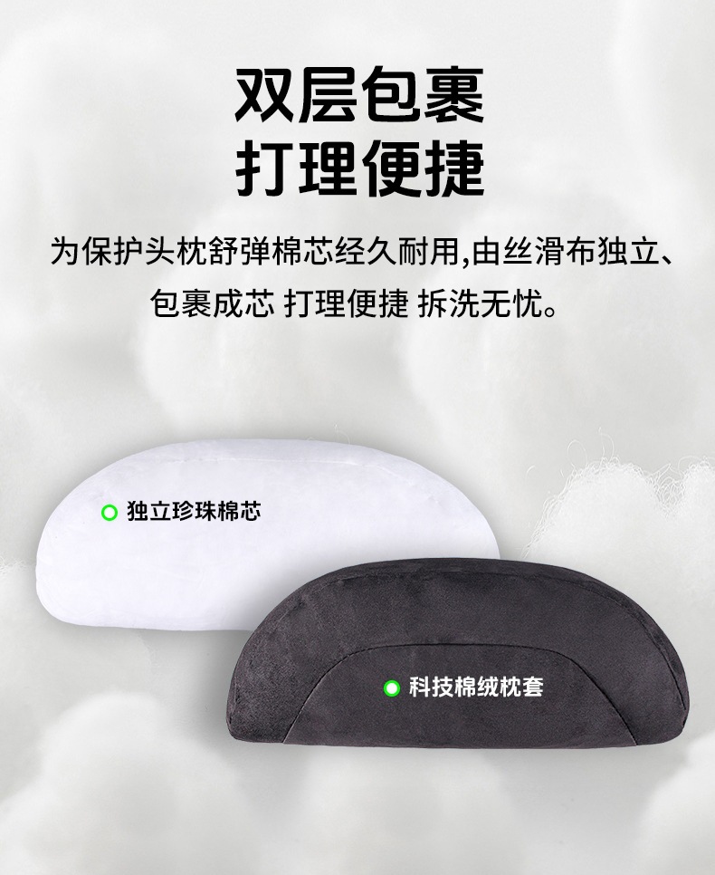Suitable for Tesla's Official Model 3/Y Car Headrest and Lumbar Support, High-End Suede Neck Cushion Pillow