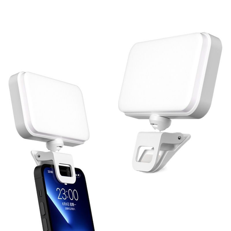 Nuevo portátil LED Luz de relleno teléfono móvil Live shooting Luz de relleno video conferencia Luz de relleno autofoto luz suave