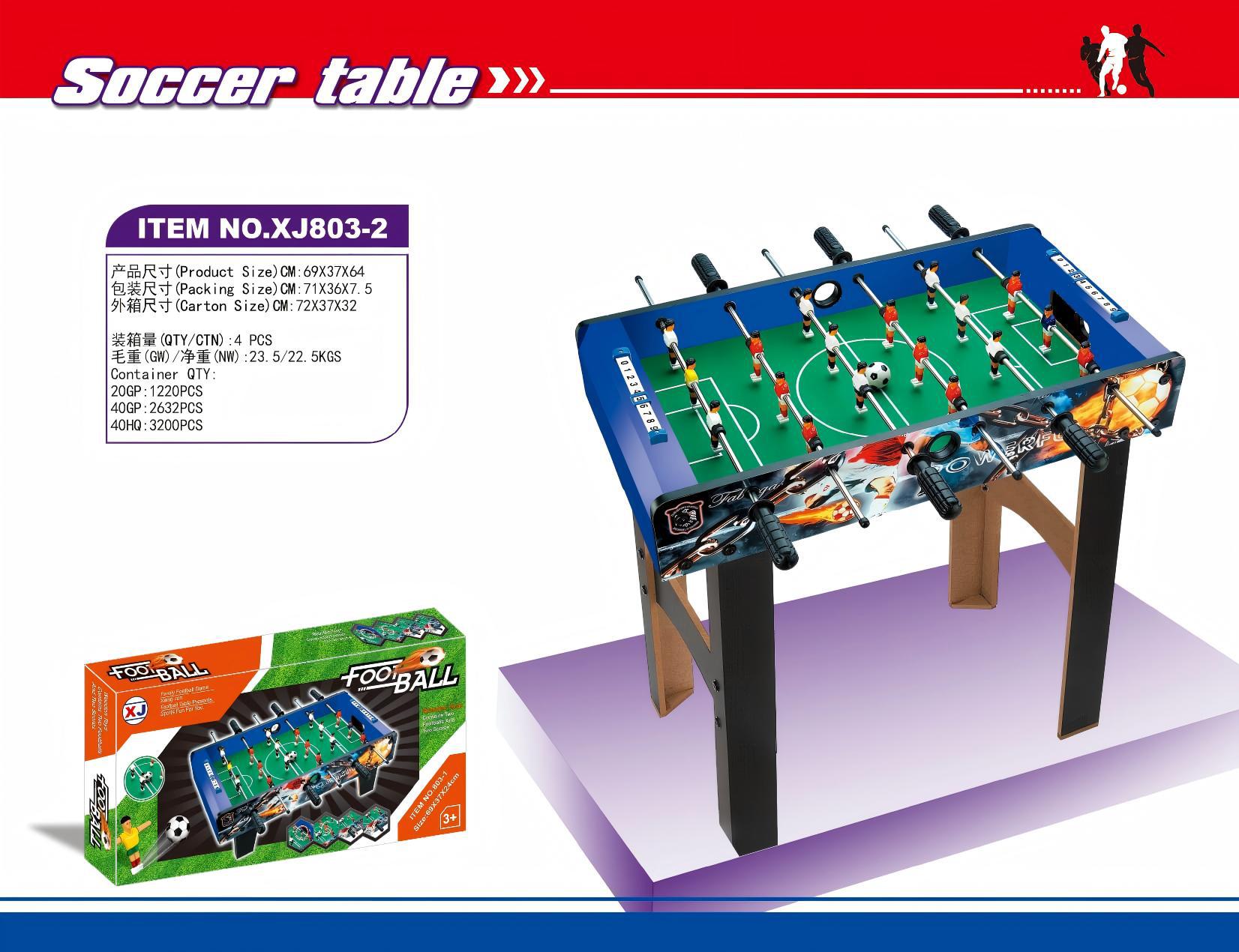 Mesa de fútbol infantil competitivo transfronterizo de cuatro golpes de seis golpes de mesa de fútbol de mesa para dos jugadores contra la mesa de batalla juguetes interactivos de ocio para padres e hijos