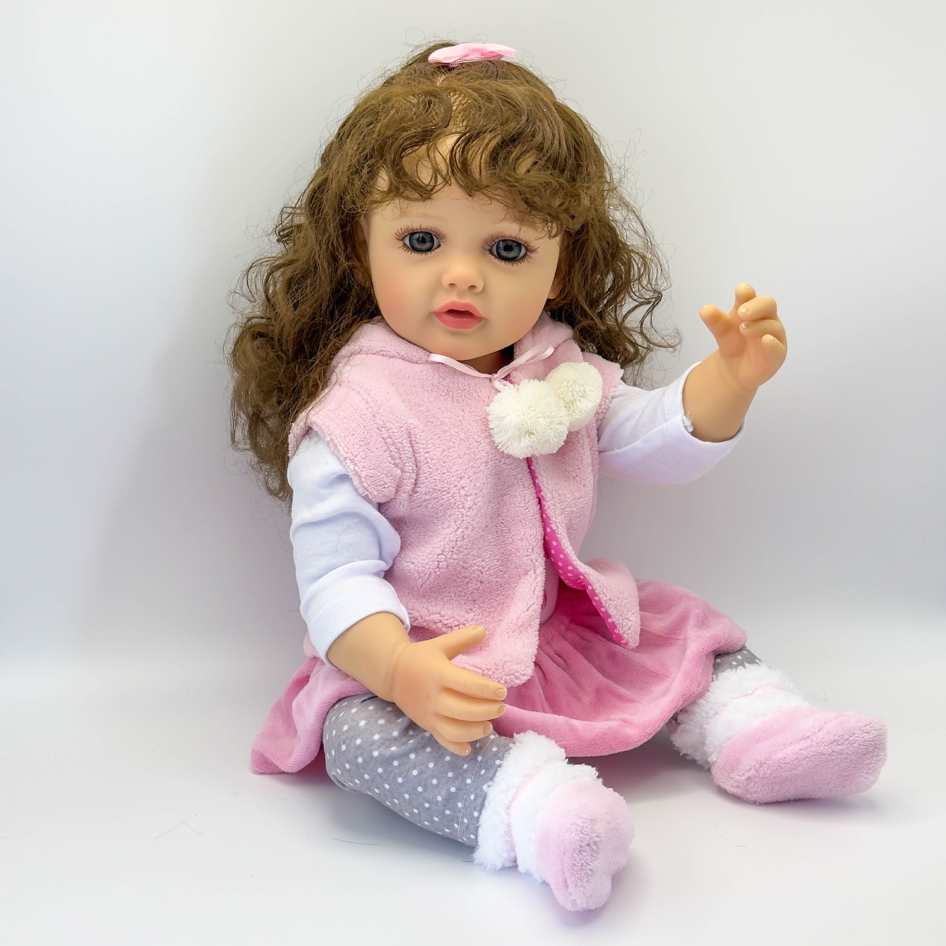 NPK genuino 55 cm de goma de simulación muñeca renacida Betty transfronteriza OZON Amazon