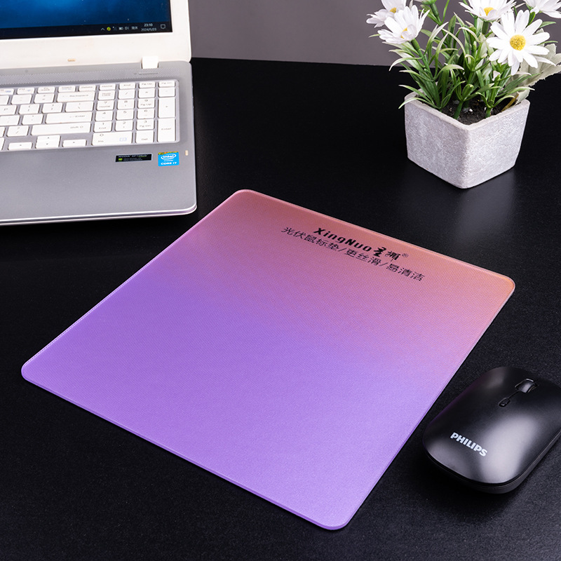 マイクロエッチングつや消し強化ガラスマウスパッド e スポーツオフィス太陽光発電マウスパッドデスクパッド卸売ソース工場|undefined