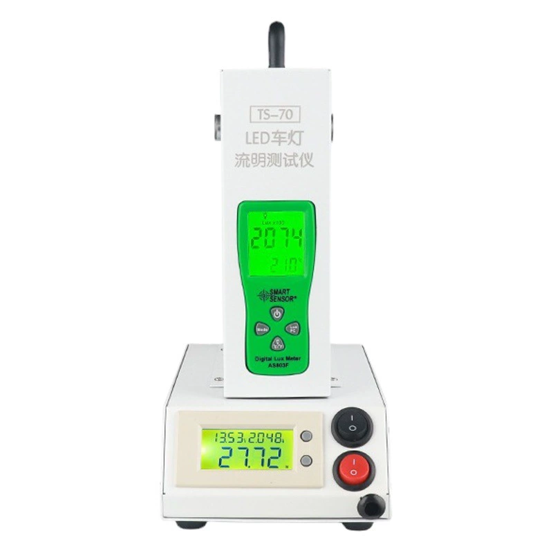 Автомобильный светодиодный портативный тестер фар HID встроенный световой поток, температура светового потока, испытательный стенд