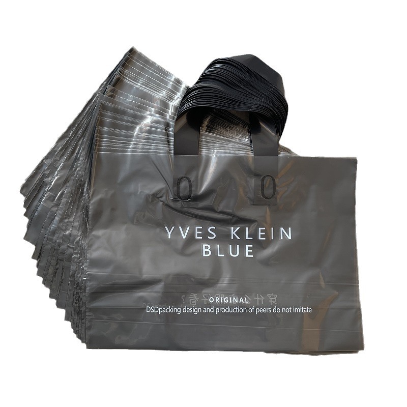 Venta al por mayor lindo Oso de lana nuevo embalaje portátil de plástico bolsa de compras de ropa para niños bolsa de caja de zapatos