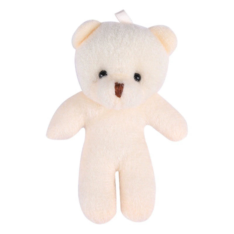 Тедди белый медведь плюшевый брелок сумка кулон бежевый цельный медведь висит плюшевый кулон голый медведь оптом