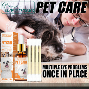 Yegbong Pet Eye Wash Gentle Cats and Dogs Universal Tear Stains, Tear Stains, Eye Drops Care