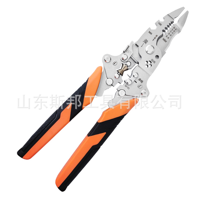 Nuevos alicates pelacables multifuncionales plegables de grado industrial 12 en 1 nuevos alicates especiales para electricistas
