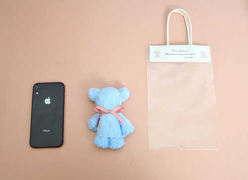 Bear towel square towel souvenir wedding full moon birthday return gift wedding candy wedding red gift gift wholesale