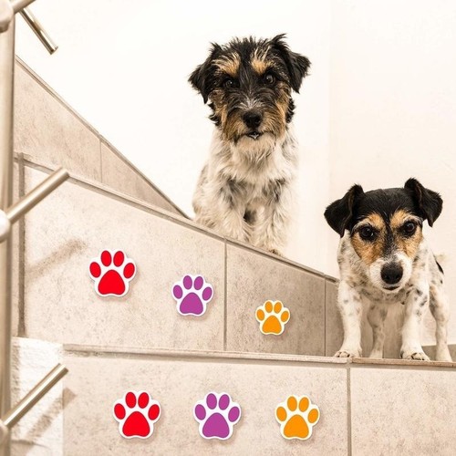Cross-border wholesale 6 colors bear paw dog paw print sticker self-adhesive sticker gift wrapping decoration sticker