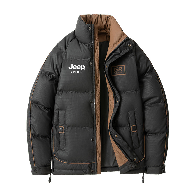 Jeep Spirit New Men's Warm down Jacket Thickened Men's Coat Trendy 8815