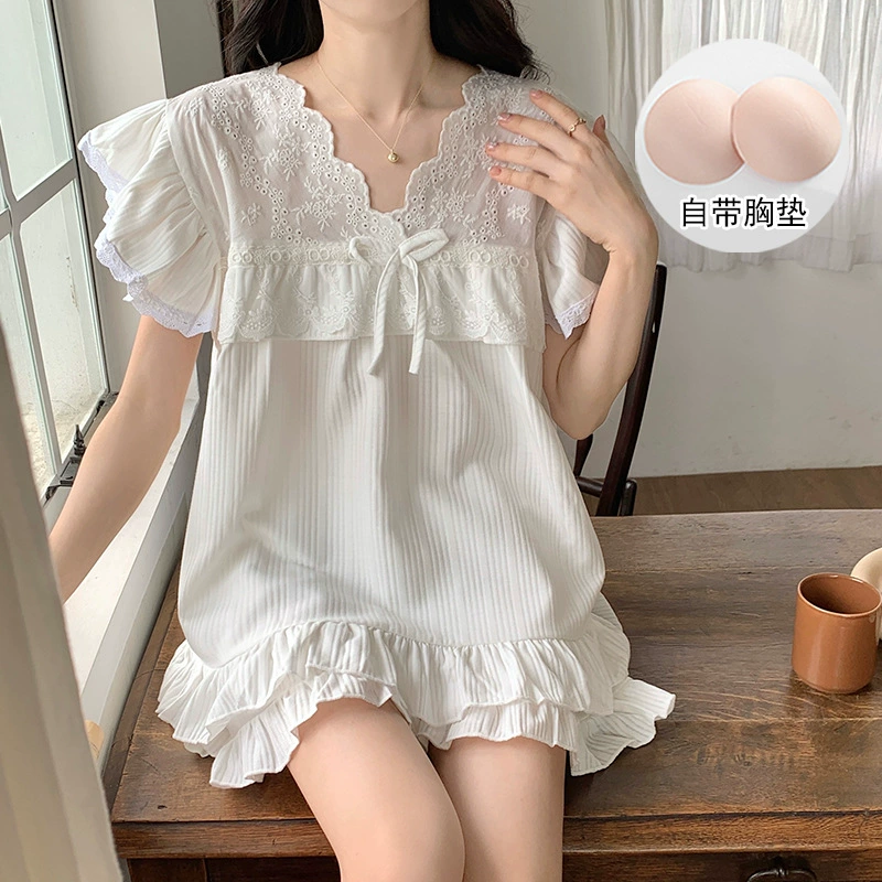Top with cups, knitted pijama, sexy set