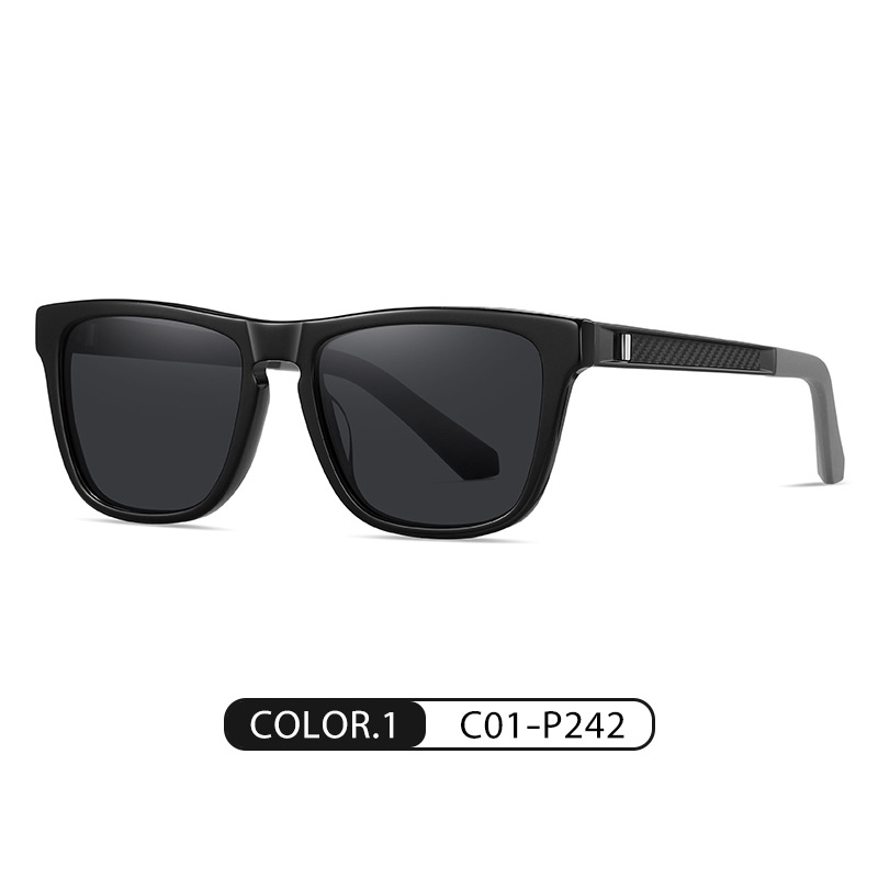 Nuevas gafas de sol polarizadas de hoja BC9109 gafas de sol de dos colores de moda para hombres gafas de sol de protección solar para exteriores