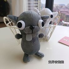 呆萌变种吉娃娃玩偶公仔可爱卡通可爱搞怪萌趣吉娃娃黑色小狗毛绒