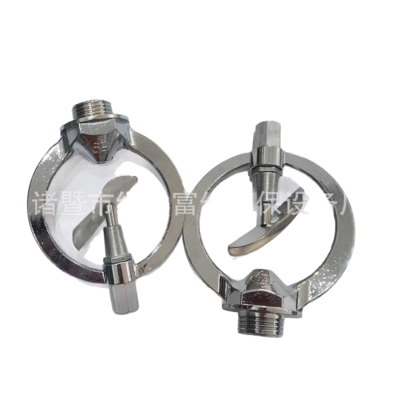 工厂直发4分锌合金蝶型喷头、合金雨状喷头、金属旋转喷头