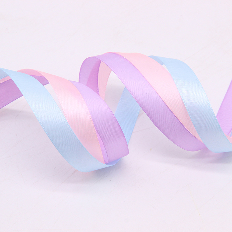 Fábrica al por mayor 1,5 cm cinta de poliéster colorido caja de regalo de embalaje DIY cinta de color sólido cinta accesorios de ropa