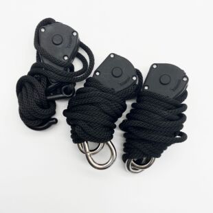 Plant Tent Light Fixture Hanging Lanyard Hanging Rope Metal Wheel Lifting Pulley Hanging Rope Ratchet Pull Rope