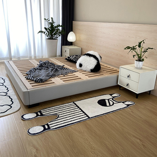 ✅ All Solid Wood Beech Frame High Box Storage Small Apartment Suspended with Drawers Space-Saving Without Bedside