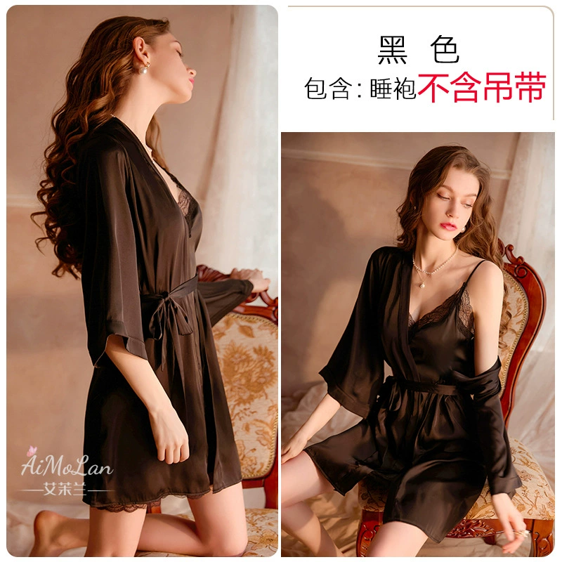 Meishilan bathrobe without suspension single -piece bathrobe 169