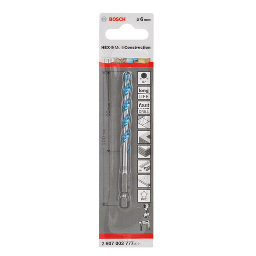 Bosch hexagonal handle tile drill bit glass ceramic multifunctional cement drill bit alloy drilling triangle drill bit