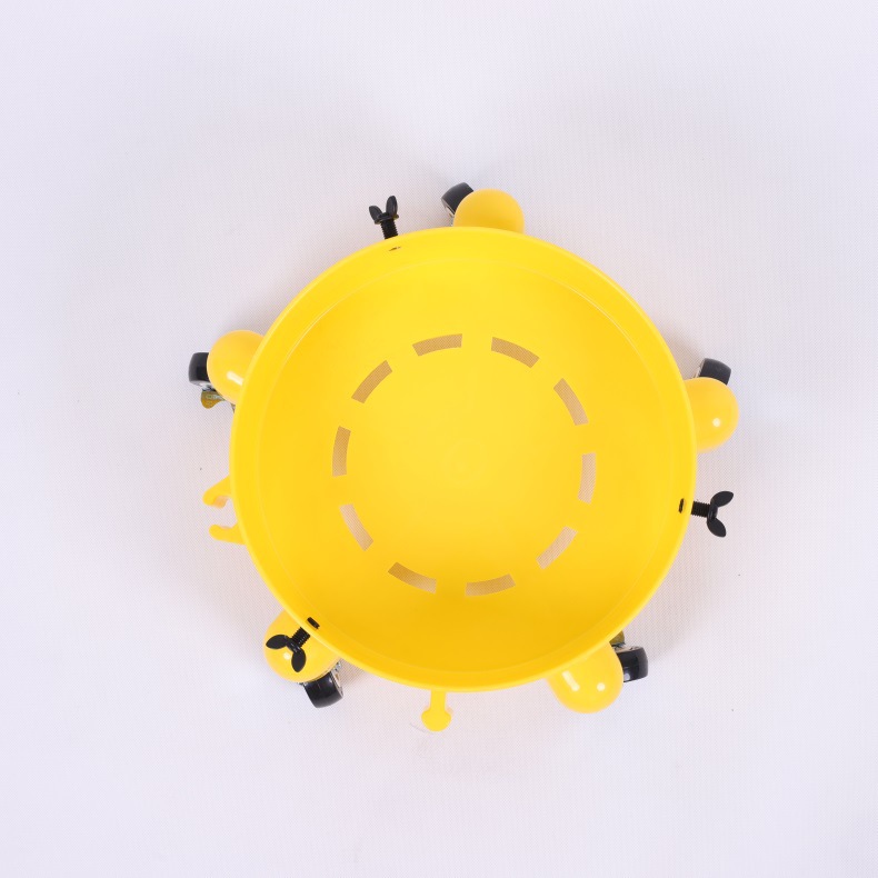 Movable Car Wash Bucket Base with Multifunctional Brake and Steering Wheels, Portable Car Wash Cleaning Tool