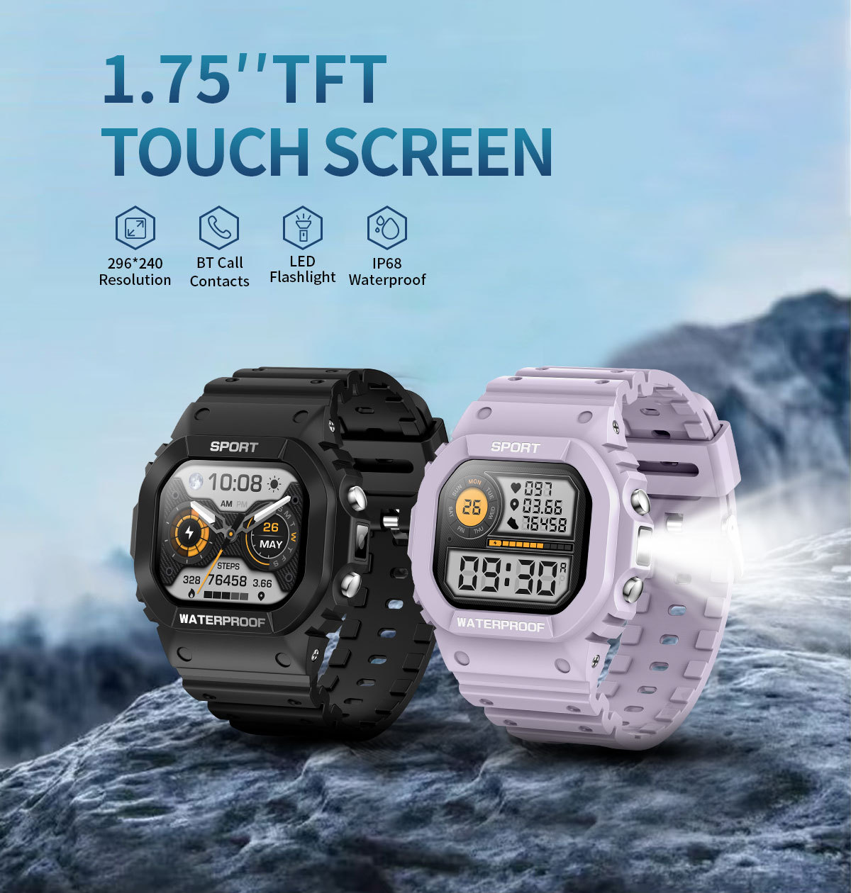 Lc31 Smartwatch Mit Touchscreen Wasserdichte Sportuhr Unisex_voghion.com