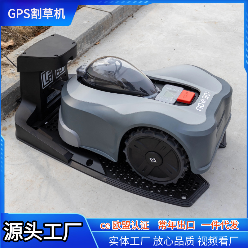 出口美国GPS全自动遥控割草机  规划路线障碍躲避智能割草机