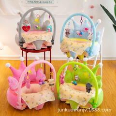 廠家批發寶寶學坐椅新款毛絨玩具定製嬰兒用品批發舒適兒童小沙發