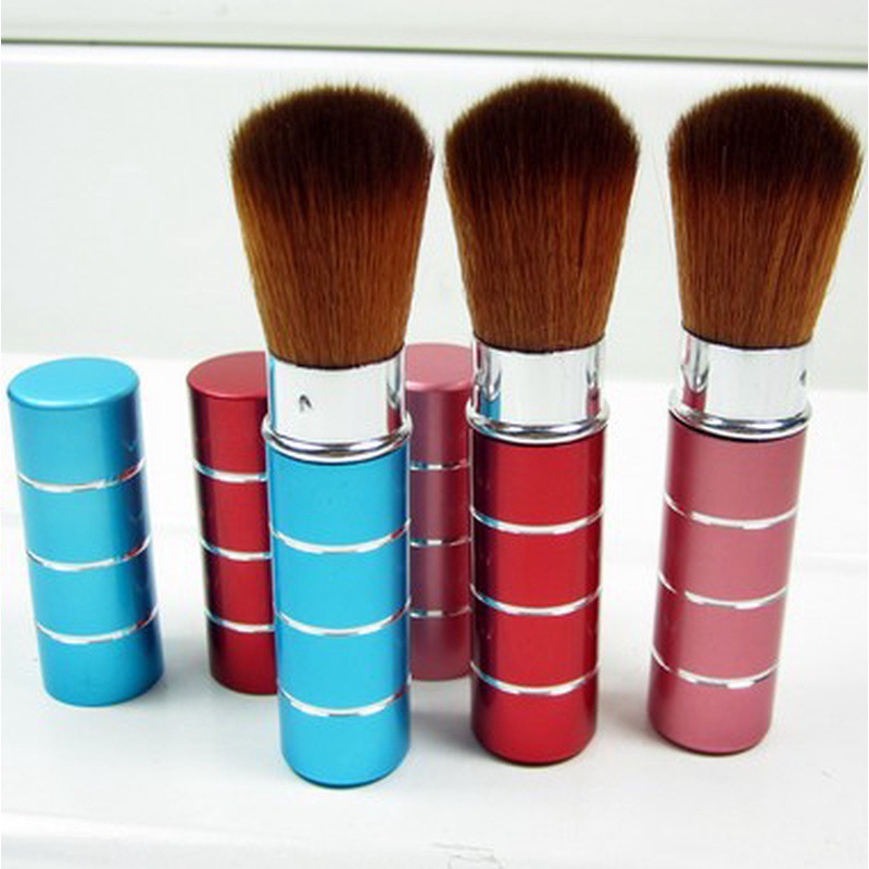 Portable Retractable Blush Brush, Rouge Brush, Foundation Brush, Powder Brush, Makeup Brush, Soft and Not Easy to Shed Hair