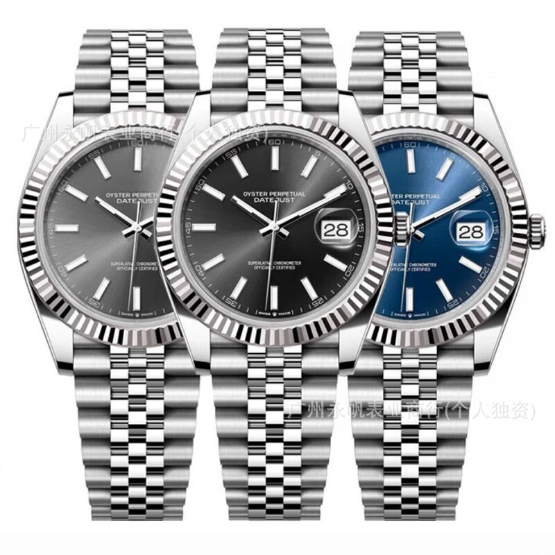 Factory Direct Sales Laojia Log Mechanical Watch Fully Automatic Mechanical Watch Luminous Nail Steel Belt Cross-Border Foreign Trade Dropshipping