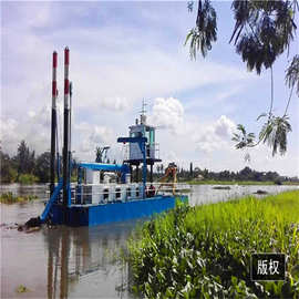 反铲清淤疏浚船 多功能绞吸挖泥船 两栖抽沙船 两栖打桩船 水陆清