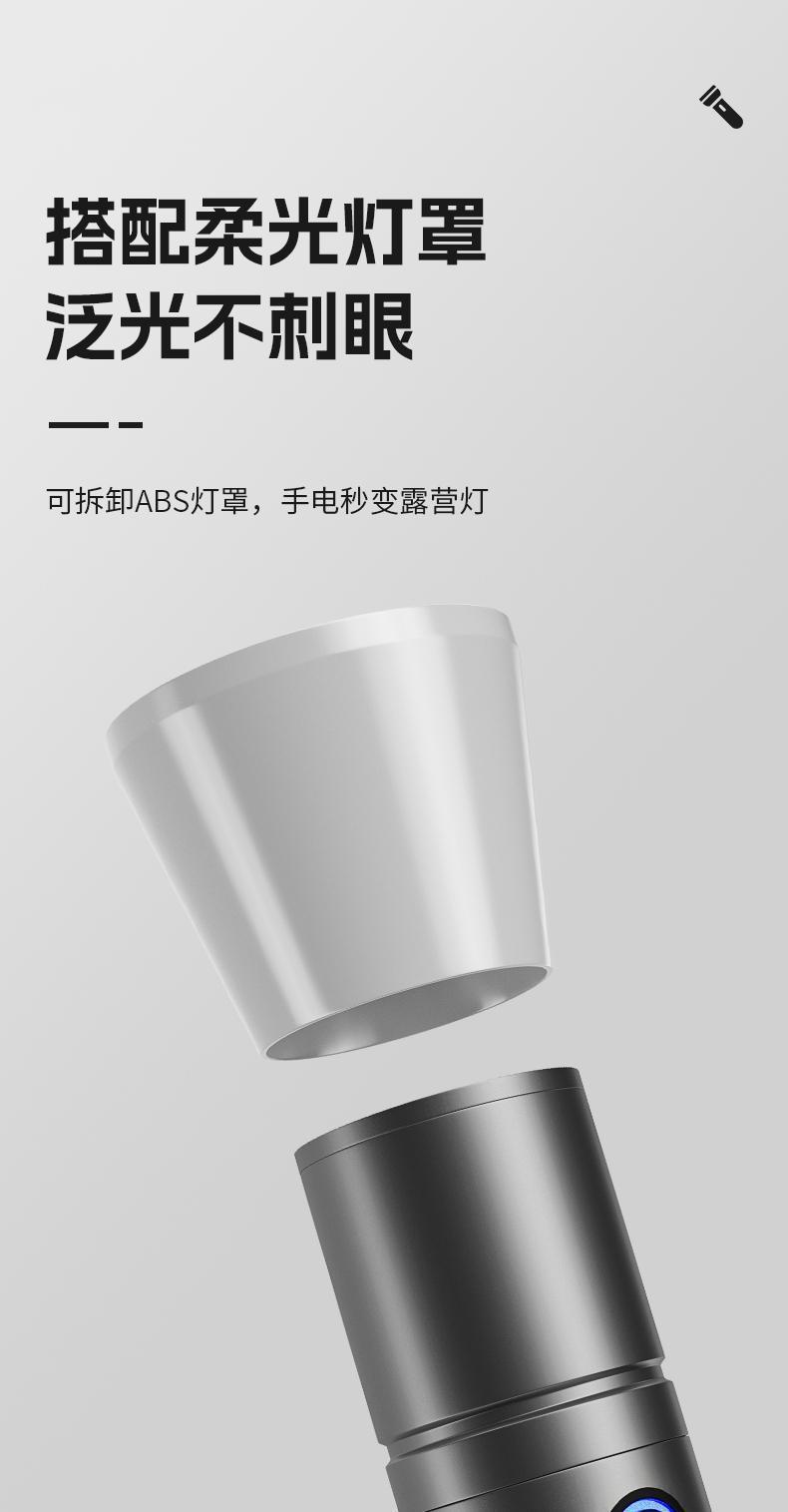 便携式多功能家用户外激光炮LED灯